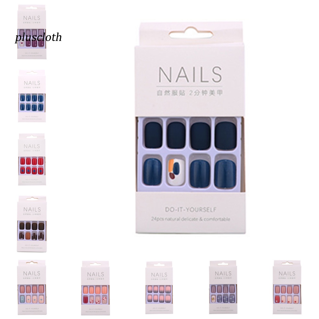 1 Bộ Móng Tay Giả Che Phủ Toàn Diện Cho Nữ