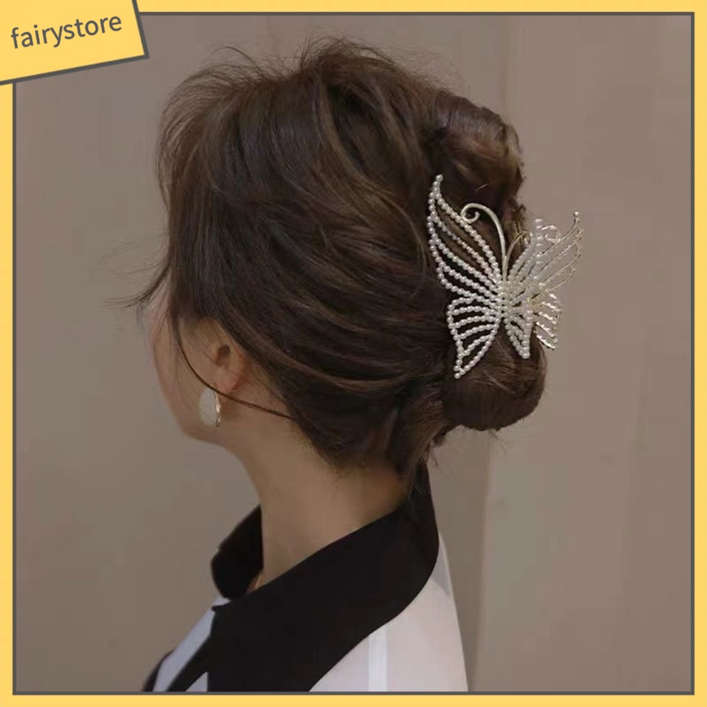 Kẹp Tóc Càng Cua Đính Đá Lấp Lánh Sang Trọng Siêu Bền