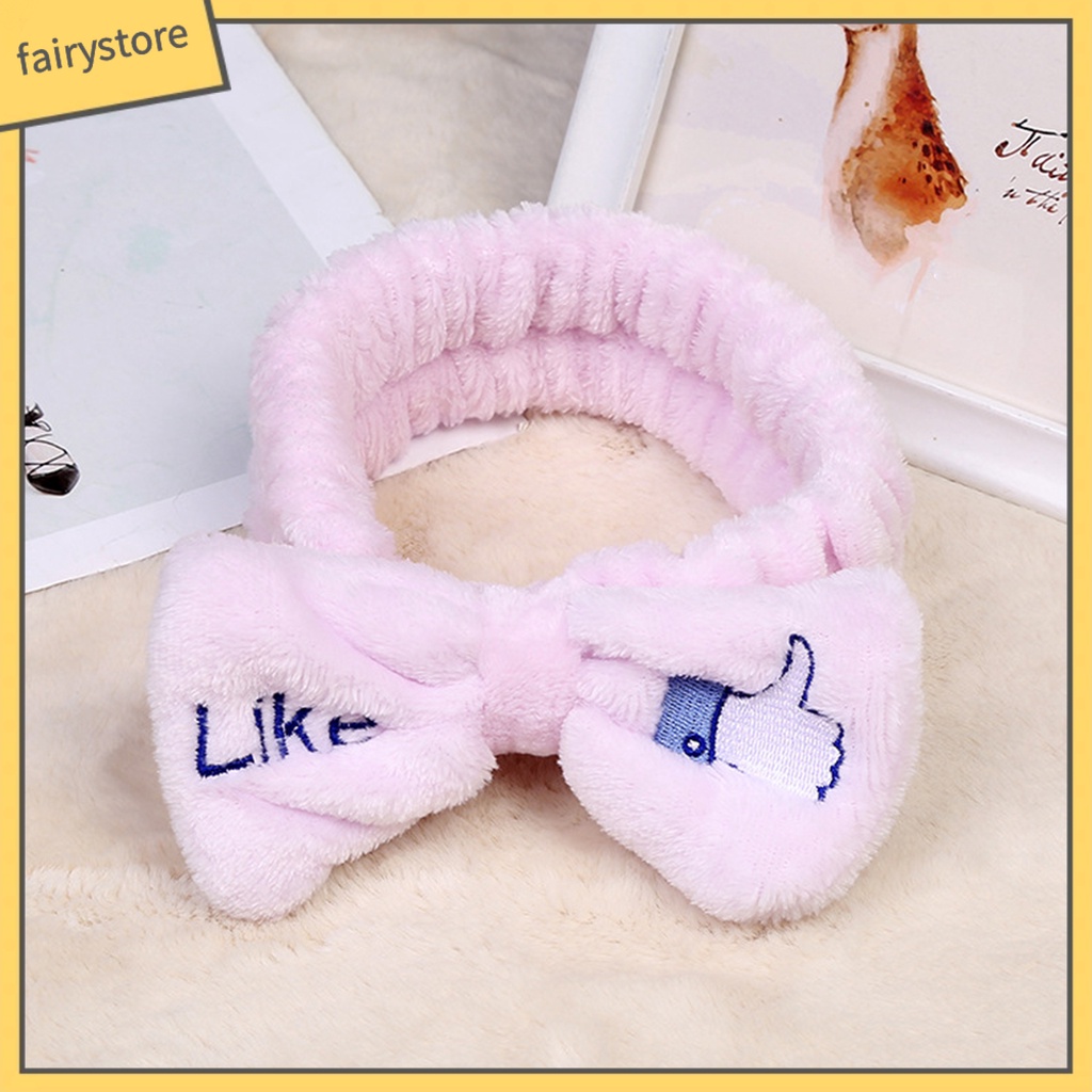 Băng Đô Vải Flannel Mềm Co Giãn Chống Rách Dùng Trang Điểm Cho Nữ