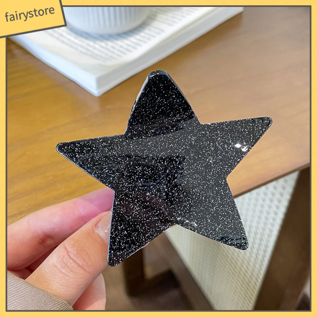 Kẹp Tóc Hình Ngôi Sao Năm Cánh Màu Sắc Tươi Sáng Phong Cách Đơn Giản Ngọt Ngào Cho Nữ