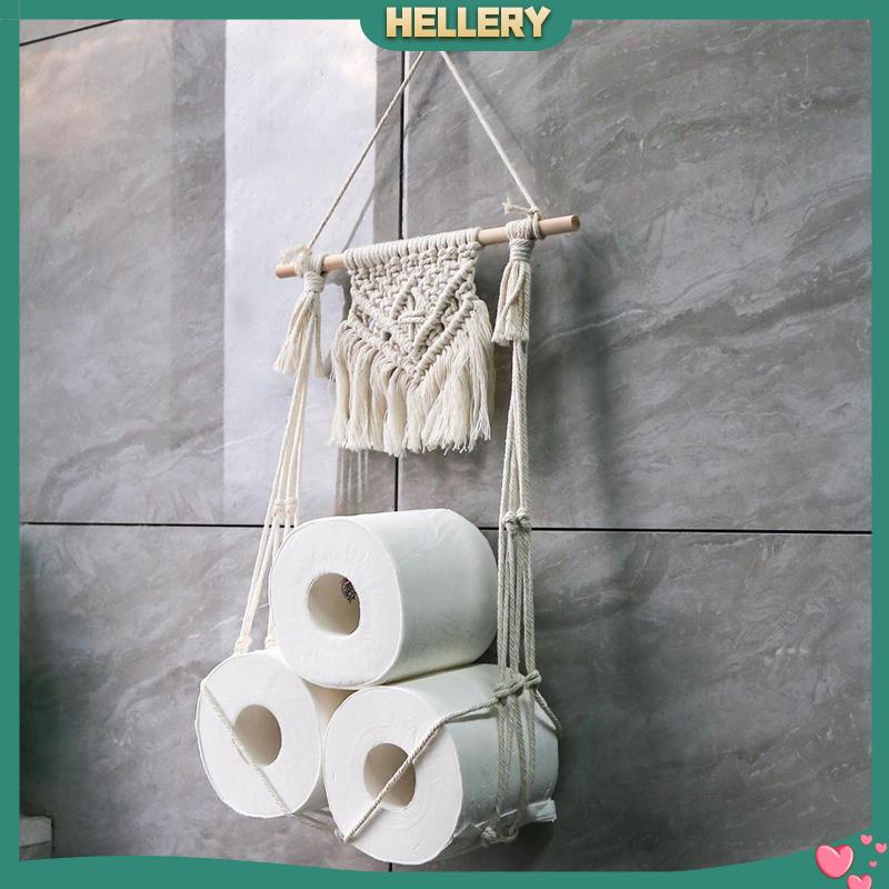 Giá Đỡ Cuộn Giấy Vệ Sinh Bằng Vải Dệt Thủ Công Tiện Dụng