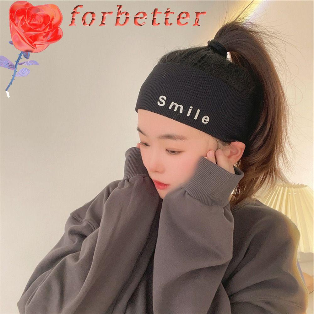 Băng Đô Dệt Kim Thấm Hút Mồ Hôi In Chữ Mặt Cười Thời Trang Cho Nam Nữ