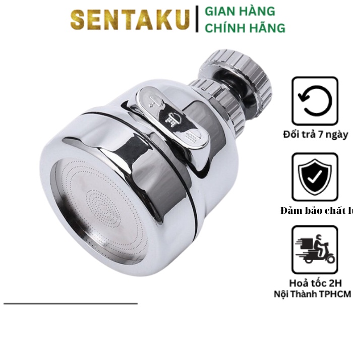 Đầu Vòi Nước Tăng Áp Nối Vòi Bồn Rửa Nhà Bếp Ba Chế Độ Phun Nước - Sentaku