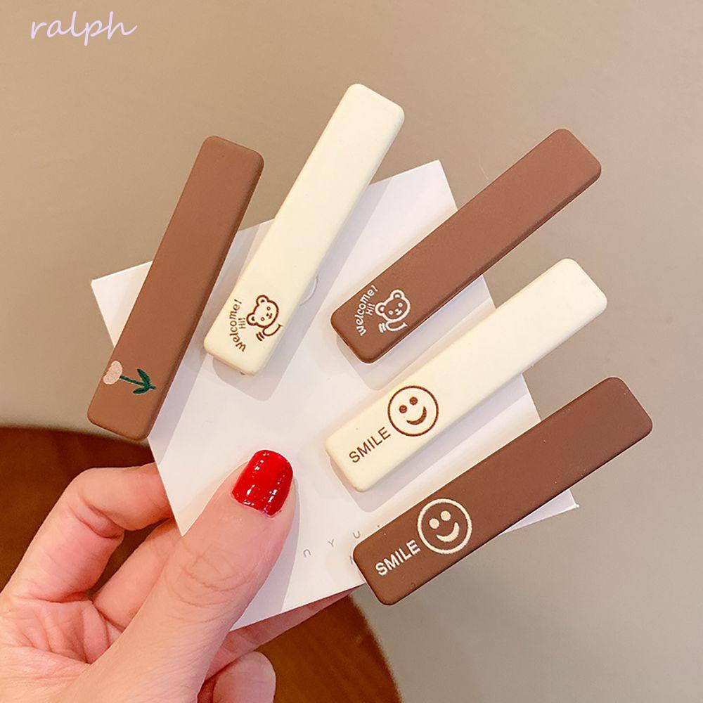 Kẹp Tóc Nhựa Hình Mặt Mèo Dễ Thương Cho Nữ