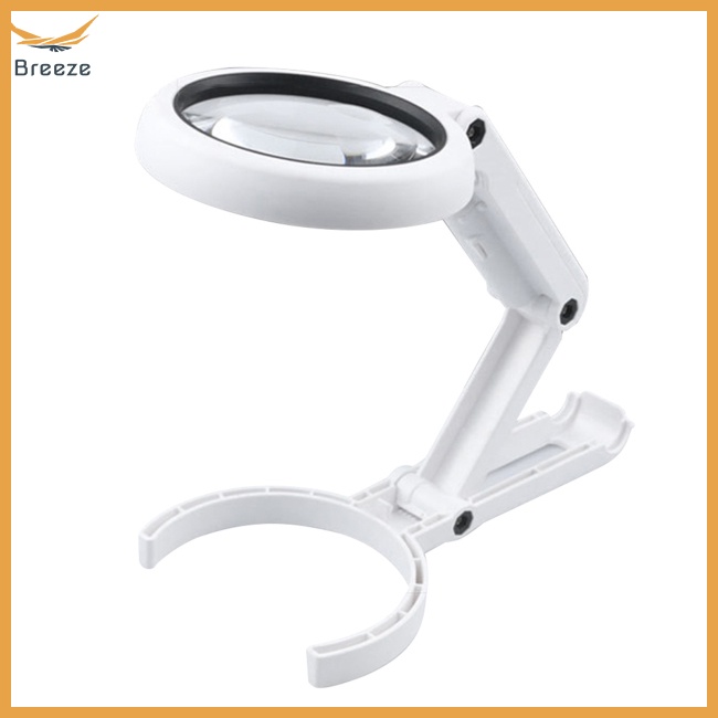 Kính Lúp 8 Bóng Led Có Thể Gấp Gọn Dùng Để Sửa Chữa Trang Sức