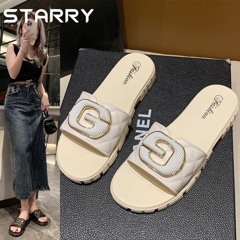 STARRYdép nữ sandal nữ dép quai hậu nữ dép nữ đế cao 2023NEW 060901