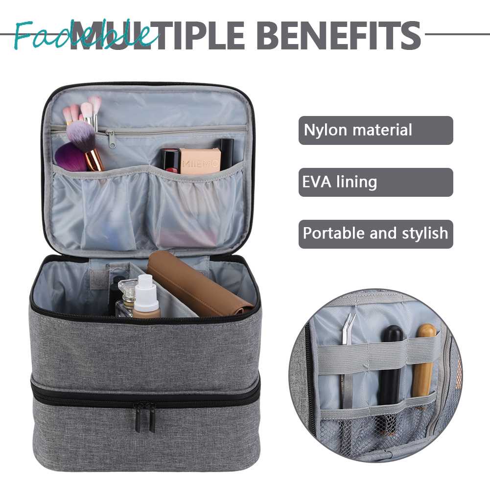 Túi Đựng Mỹ Phẩm Đa Năng Sức Chứa Lớn Bằng Chất Liệu Nylon