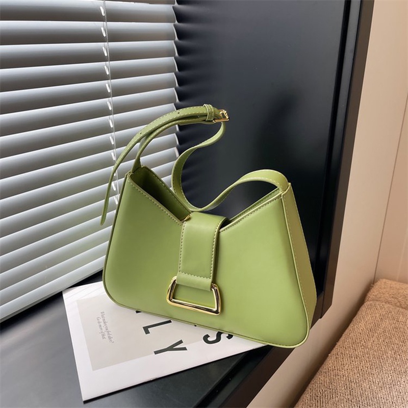 Túi Đeo Chéo Hình Vuông Nhỏ Màu Trơn Đơn Giản Thời Trang Phong Cách Hàn Quốc Cho Nữ