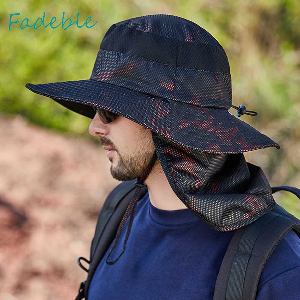 Mũ Polyester Chống Tia UV Bảo Vệ Khuôn Mặt Có Thể Điều Chỉnh Dành Cho Làm Vườn