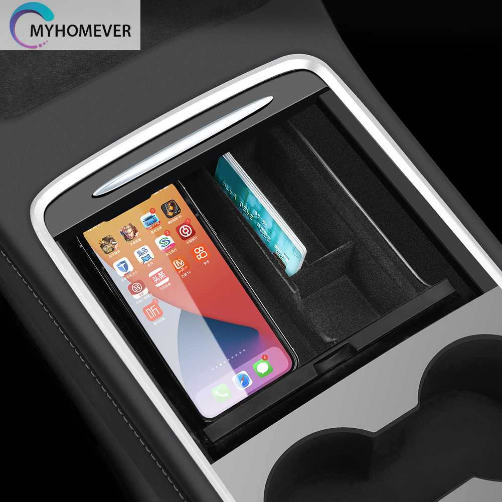 Hộp Đựng Vật Dụng Bệ Tì Tay Cho Tesla Model 3 Y 2021