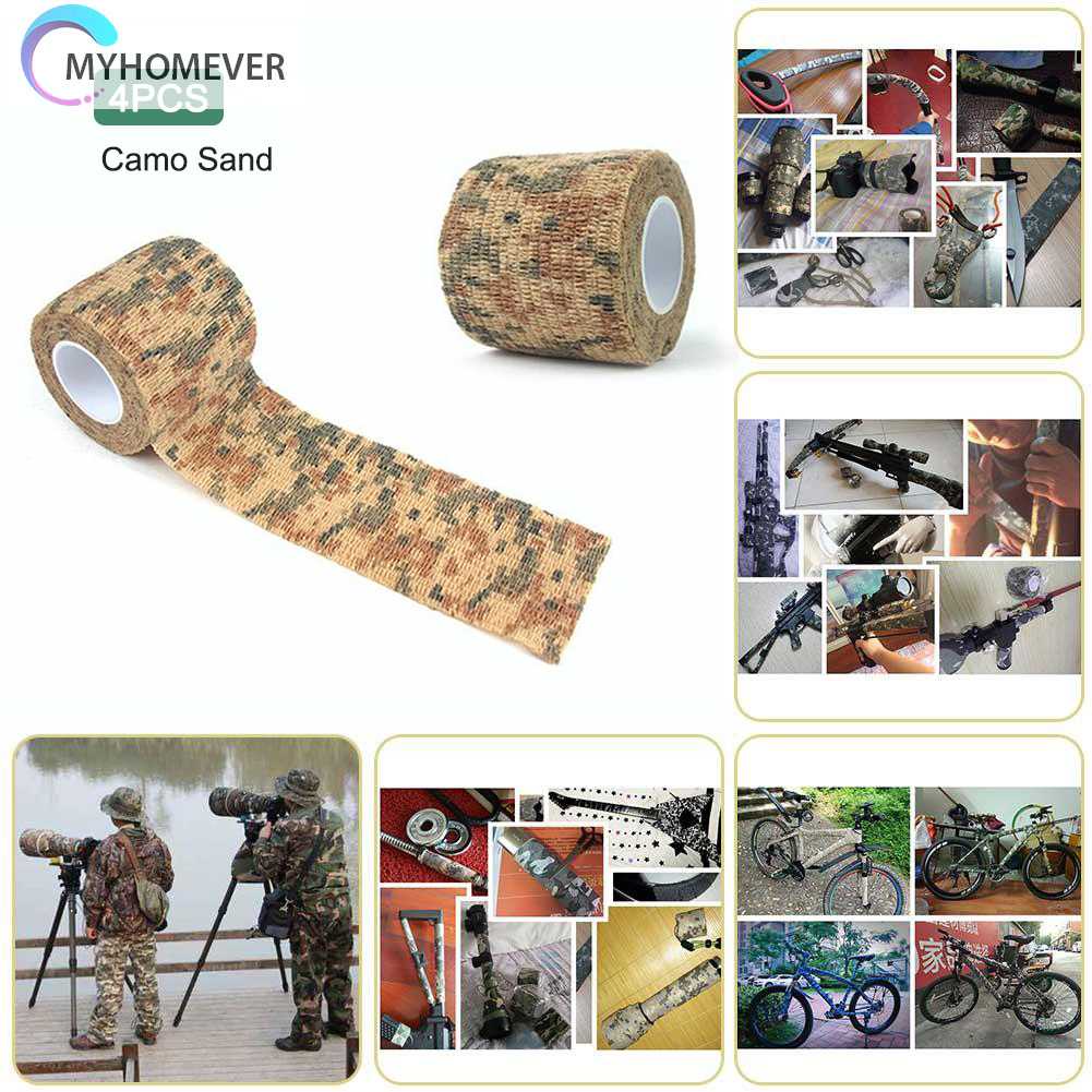 4 Cuộn Băng Quấn Tự Dính Họa Tiết Rằn Ri 4.5m