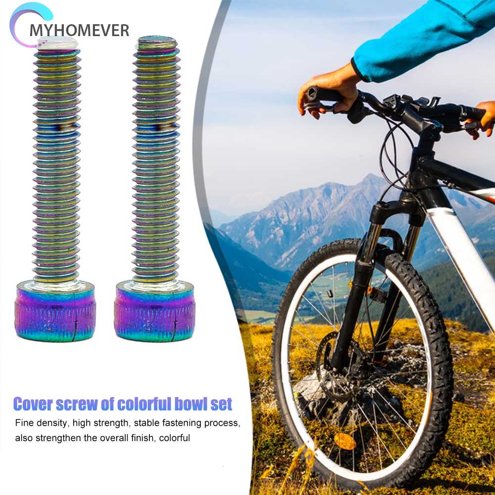 Set 2 Nắp Đậy Ốc Vít M6 30mm Chuyên Dụng Dành Cho Phuộc Trước Xe Đạp