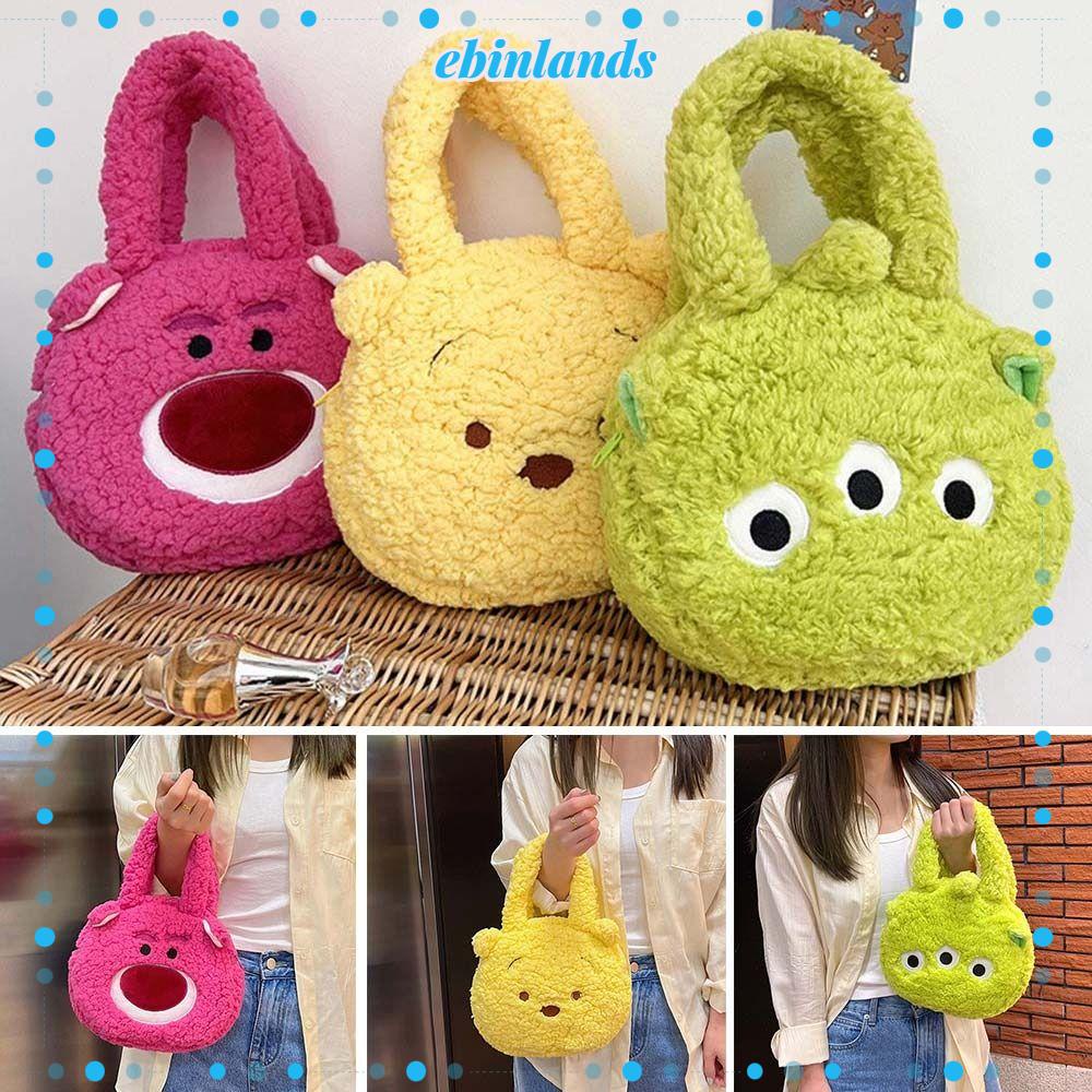 Túi Đeo Chéo Hình Thú Nhồi Bông Hoạt Hình Xinh Xắn Cho Nữ