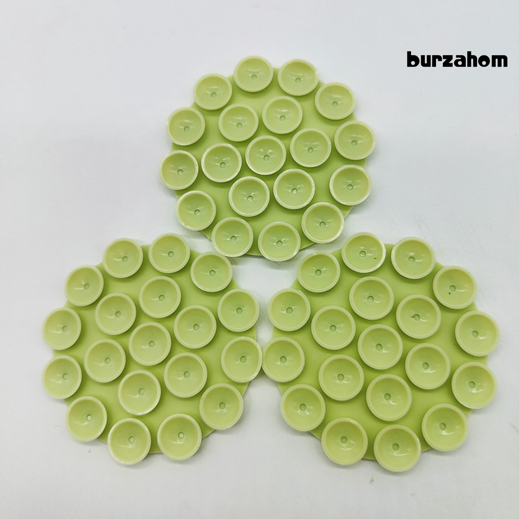 [BU] Giá Đỡ Điện Thoại Silicon Một Mặt Có Giác Hút Mạnh Chống Rơi Vỡ 19 Hạt Có Giác Hút Chắc Chắn Dành Cho Xe