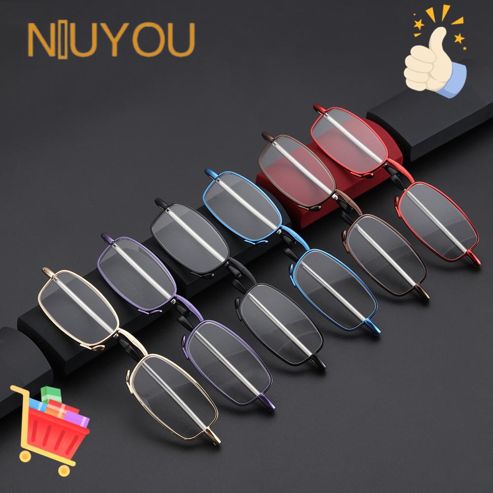 Kính Đọc Sách Gọng Hợp Kim Thiết Kế Gấp Gọn Tiện Dụng Cho Nam Và Nữ