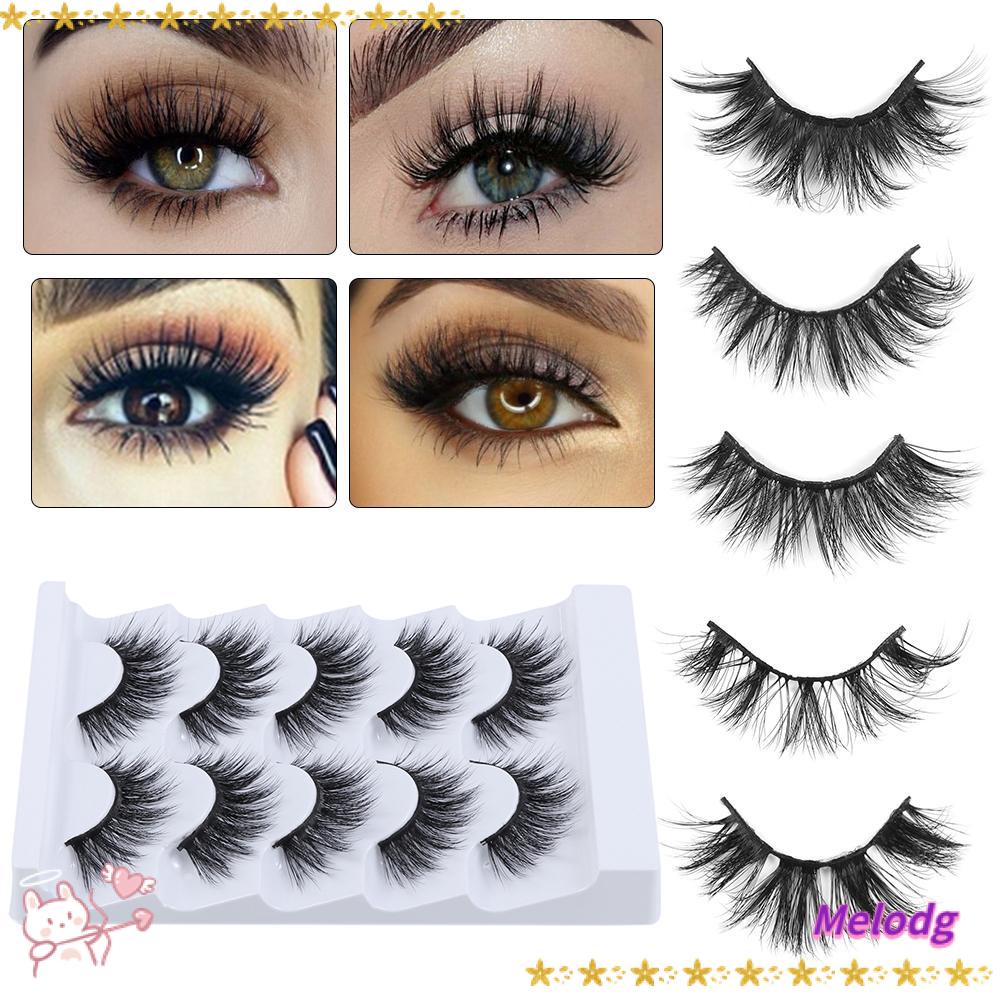 Bộ 5 Cặp Lông Mi Giả Dài Tự Nhiên 3D SKONHED