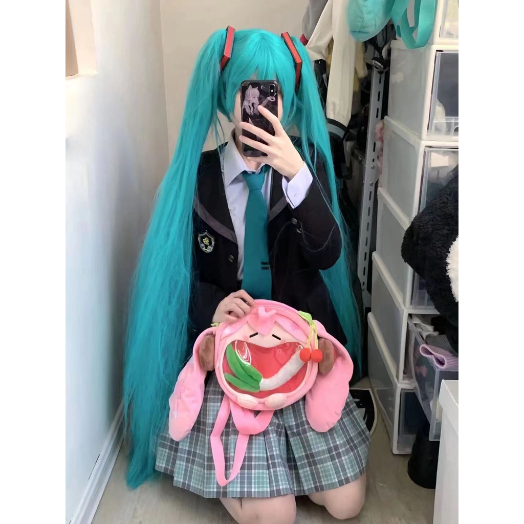 Hàng Mới Về  Balo Đeo Vai Hình Hatsune Miku Sakura