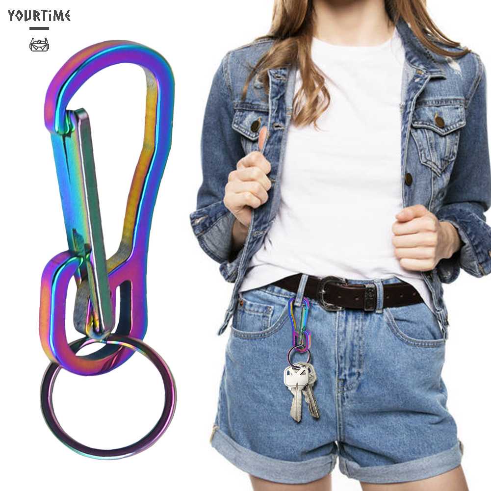 Móc Khóa Dây Thắt Lưng Leo Núi Bằng Thép Không Gỉ