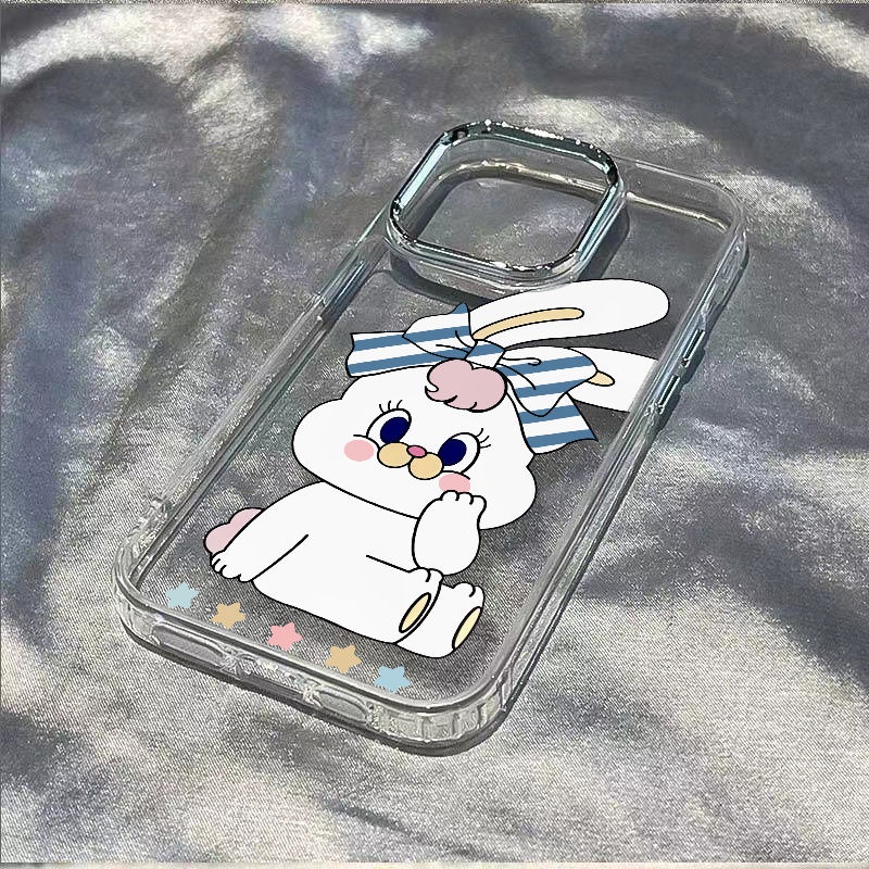 ✅Ốp Điện Thoại Mềm Đơn Giản Chống Sốc Cho Iphone1 13 7plus 14proins max / Bunny 11 8 6AYN