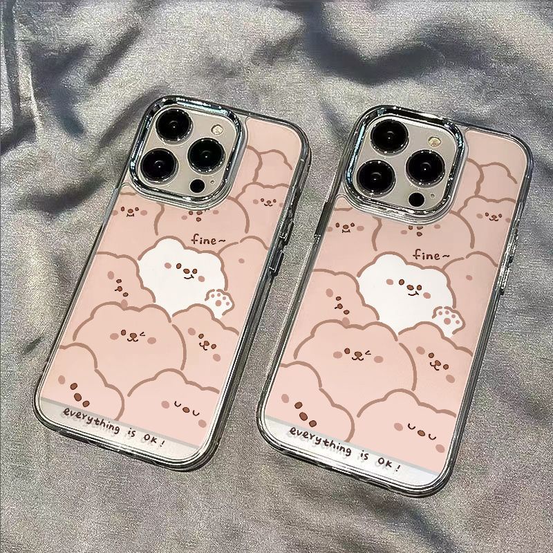 ✅Ốp Điện Thoại Mềm Hình Gấu Dễ Thương Chống Sốc Cho Iphone 14pro / 7 max13 plus11 8 12