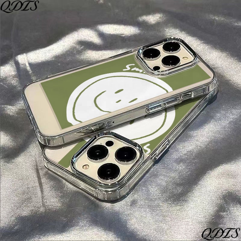 ✅Ốp Điện Thoại Mềm Chống Sốc Họa Tiết Mặt Cười Đơn Giản Cho Apple Iphone 7 12 14 Pro 11 Plus 138 5Mv