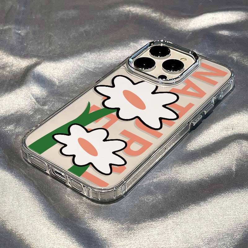 ✅Ốp Điện Thoại Mềm Chống Sốc Họa Tiết Hoa 4DYW Cho iPhone 7 xs 12Max 11plus 8 14pro 13