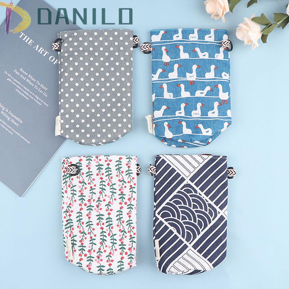 Túi Đeo Chéo Vai DANILO Chất Liệu Cotton Lanh Nhỏ Gọn Có Thể Điều Chỉnh Dành Cho Nữ