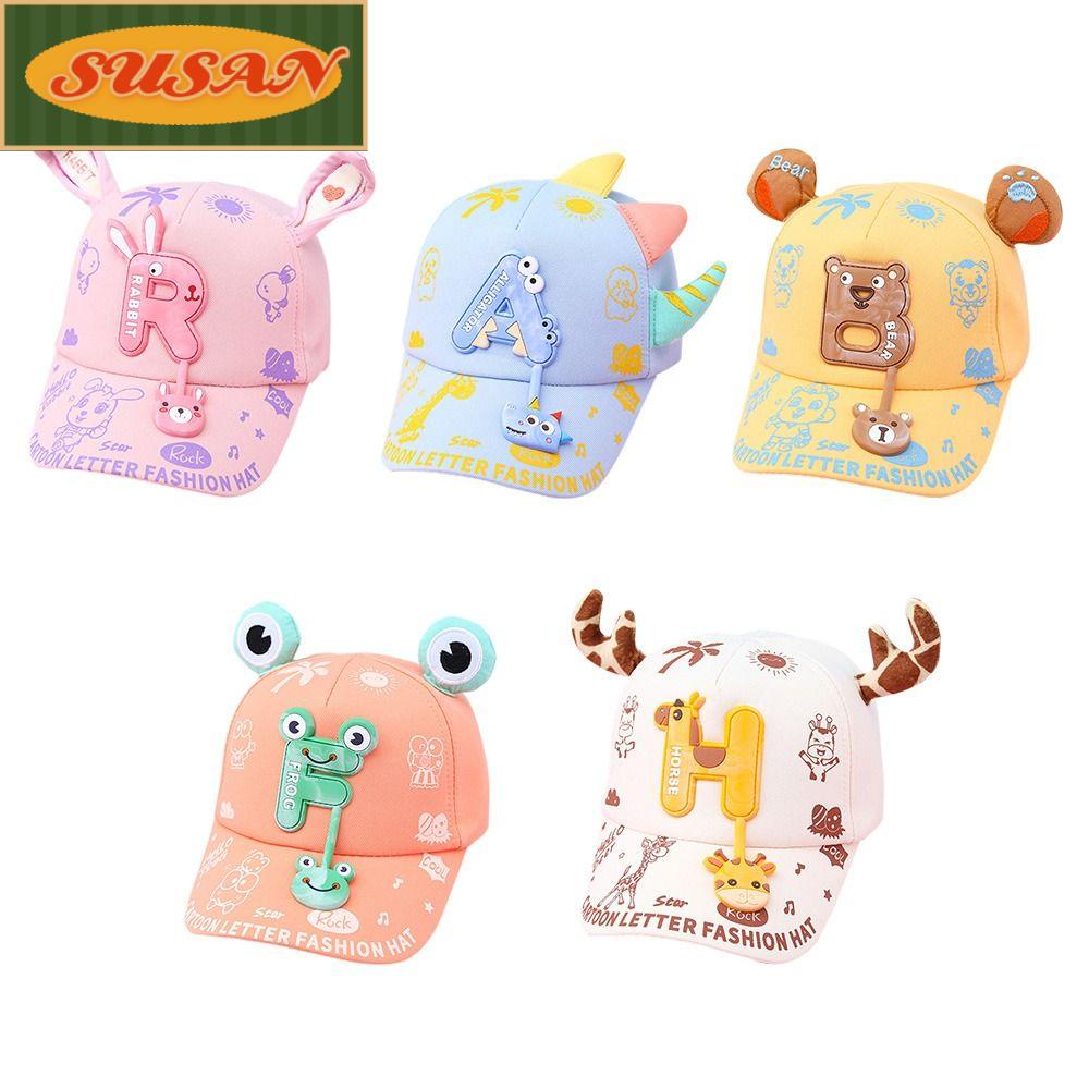 Mũ Lưỡi Trai Chống Nắng In Họa Tiết Động Vật Có Thể Điều Chỉnh Kích Cỡ Cho Bé