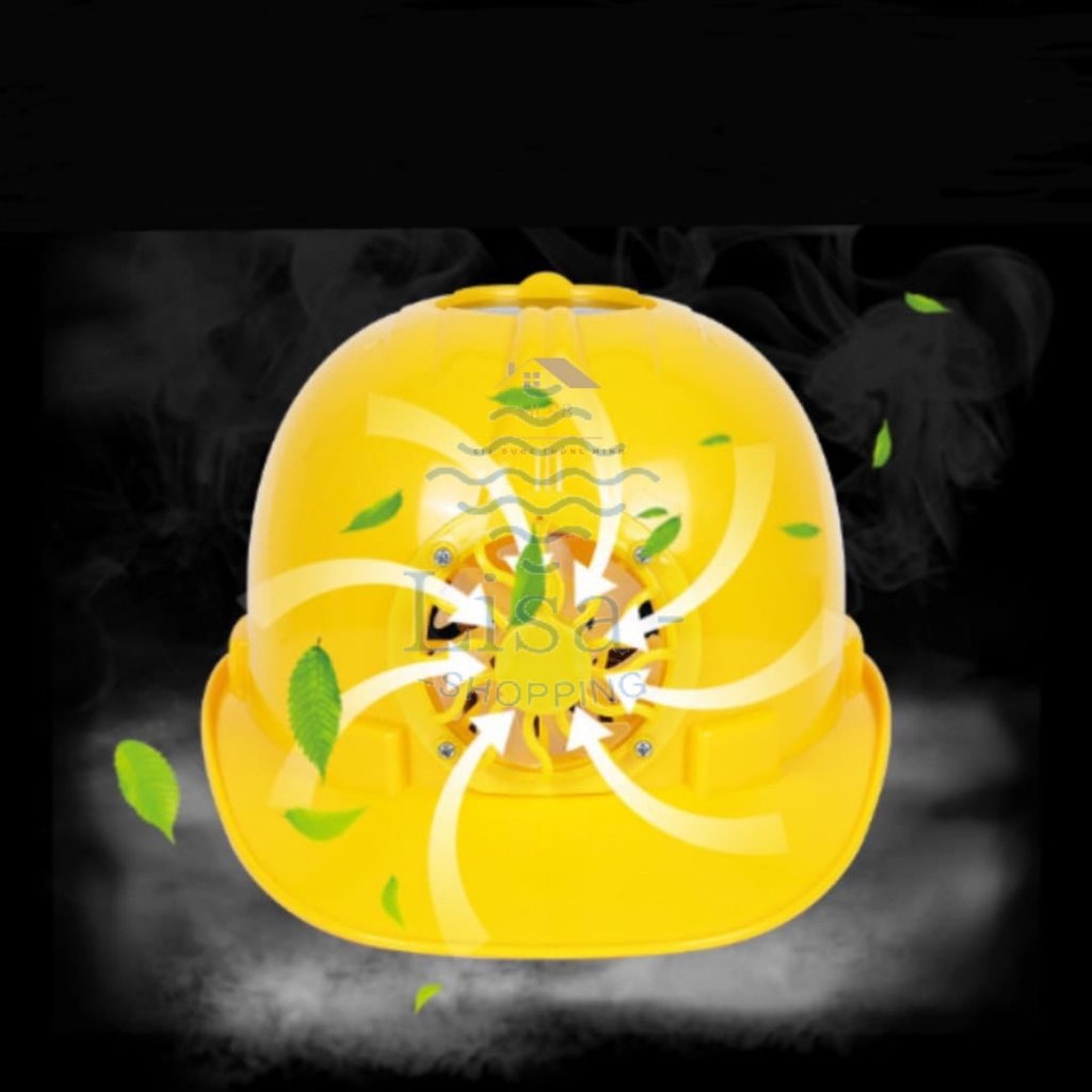 🛠️Có hàng🛠️mũ bảo hộ năng lượng mặt trời quạt mũ bảo hiểm Mũ Bảo Hộ Lao Động Nhựa ABS Siêu Chắc Chắn