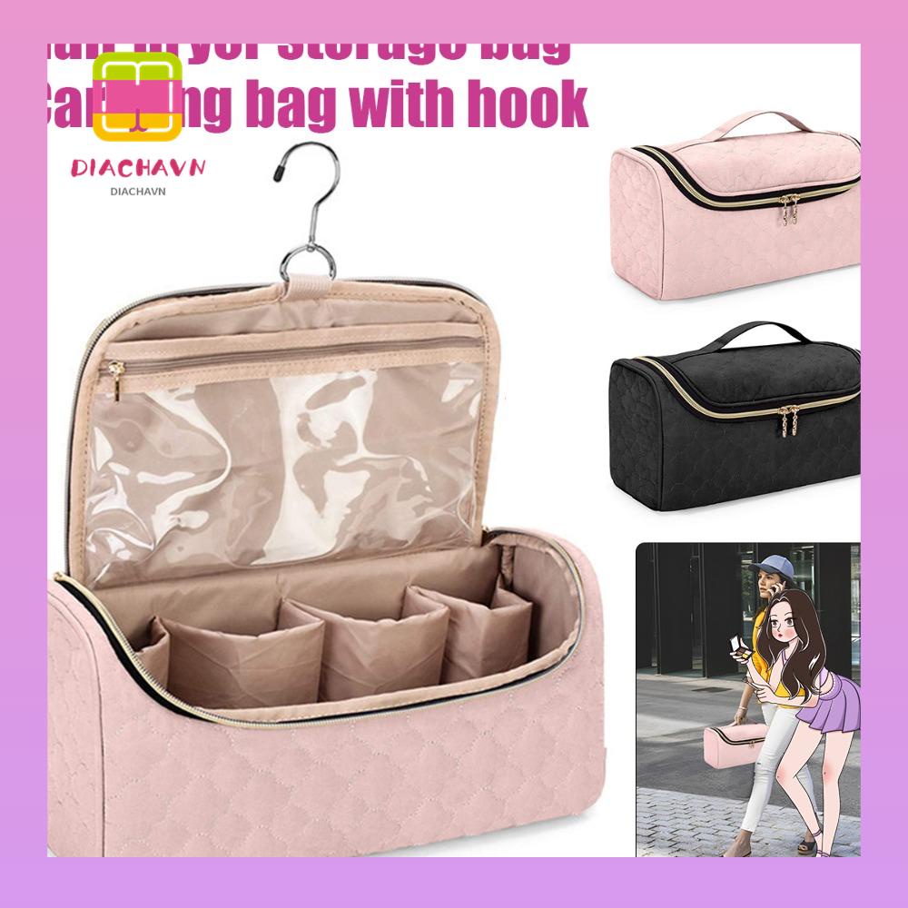 Túi Đựng Mỹ Phẩm / Đồ Trang Điểm Bằng Sắt Tiện Dụng Khi Đi Du Lịch