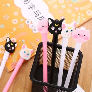 Bút nước mực đen mèo và heo mỏng - ngẫu nhiên
