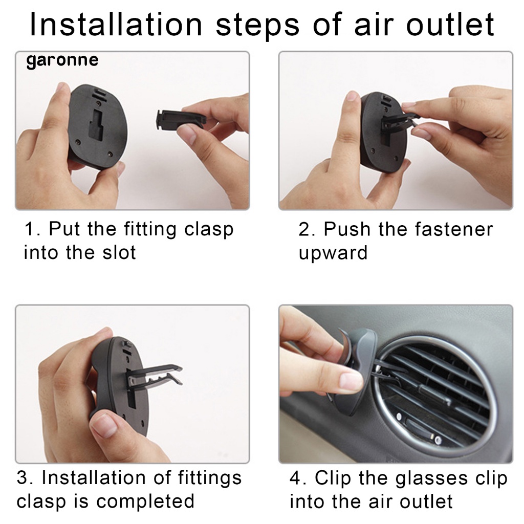 Giá Đỡ Mắt Kính Gắn Tấm Che Nắng Xe Hơi Đa Năng Tiện Dụng