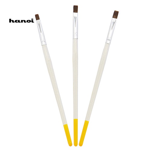 Set 3 Cọ Vẽ Trang Trí Móng Tay Nghệ Thuật Chuyên Nghiệp