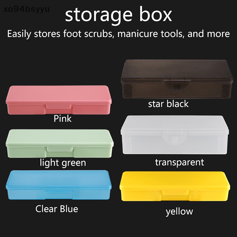 Hộp Nhựa PP Xo94Bsyu Đựng Dụng Cụ Làm Móng Chống Bụi Tiện Dụng