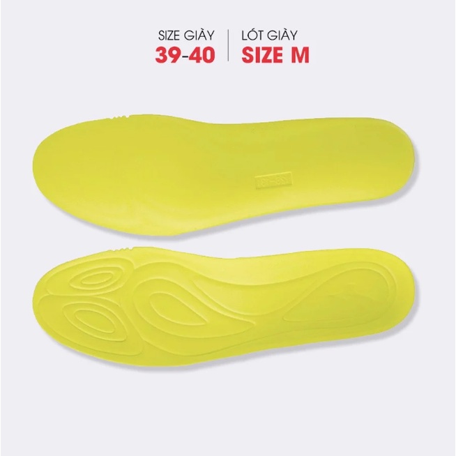 Lót giày thể thao Mizuno - P1GZ180245 - VÀNG Chính hãng êm chân khử mùi