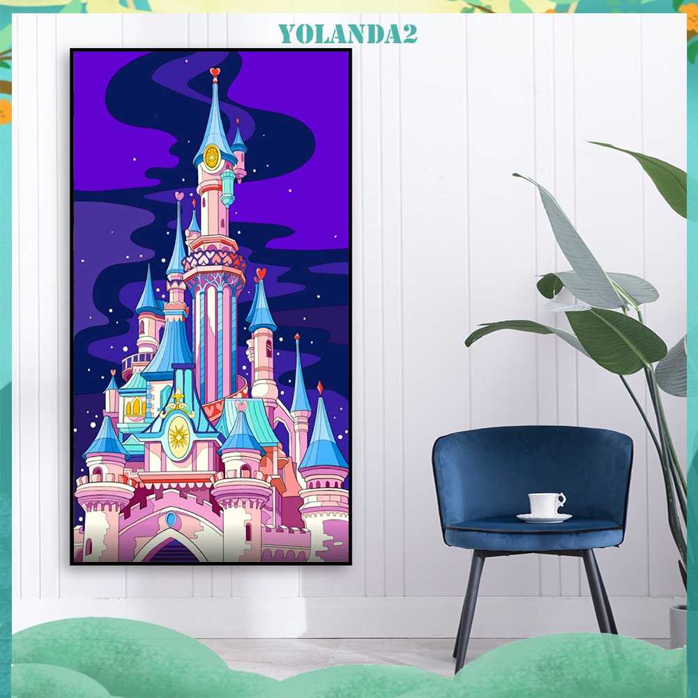 Bộ Tranh Đính Đá 5D Họa Tiết Hoạt Hình Độc Đáo DIY Dùng Trang Trí Nhà Cửa