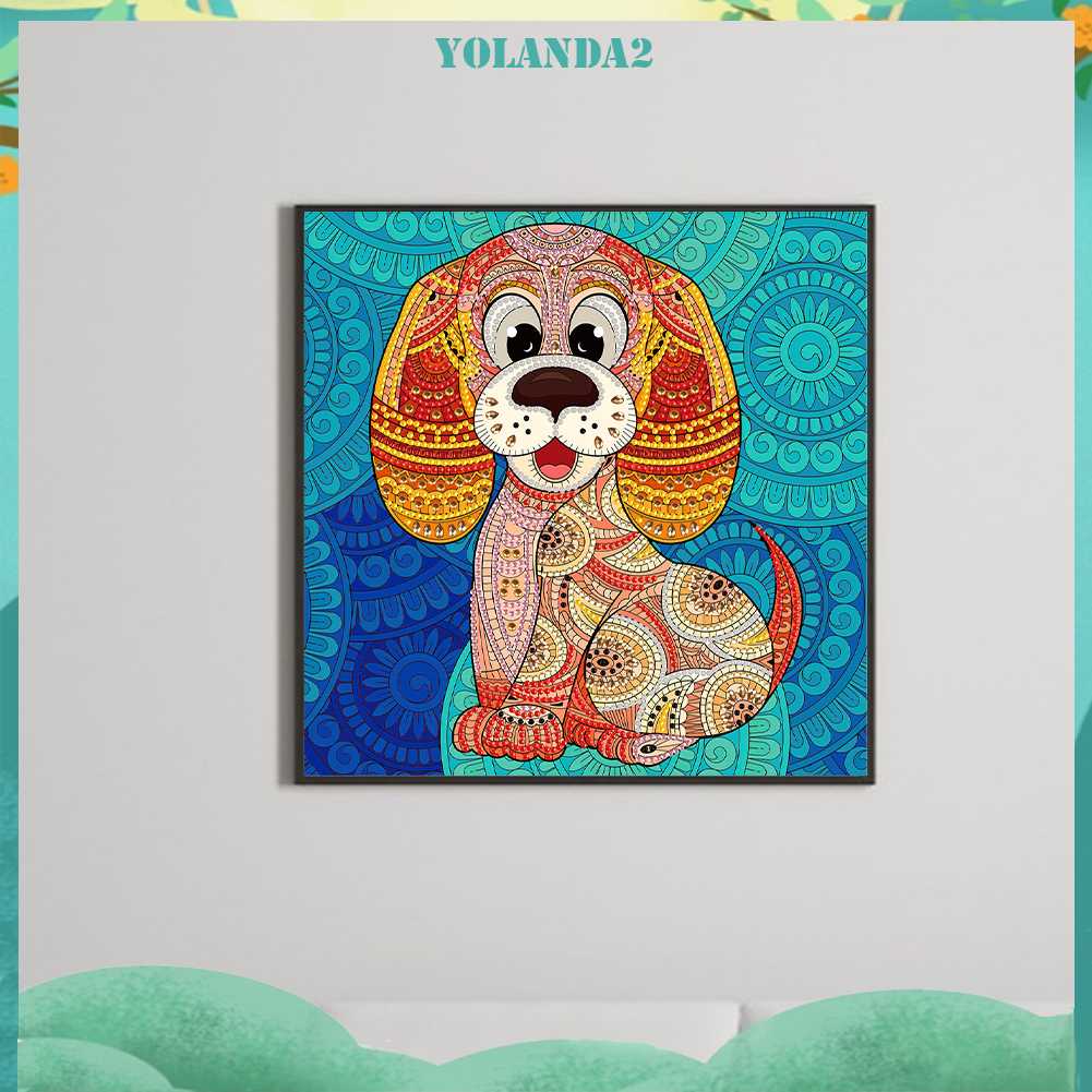 Bộ Tranh Đính Đá 5D Họa Tiết Động Vật Độc Đáo DIY Dùng Trang Trí Nhà Cửa