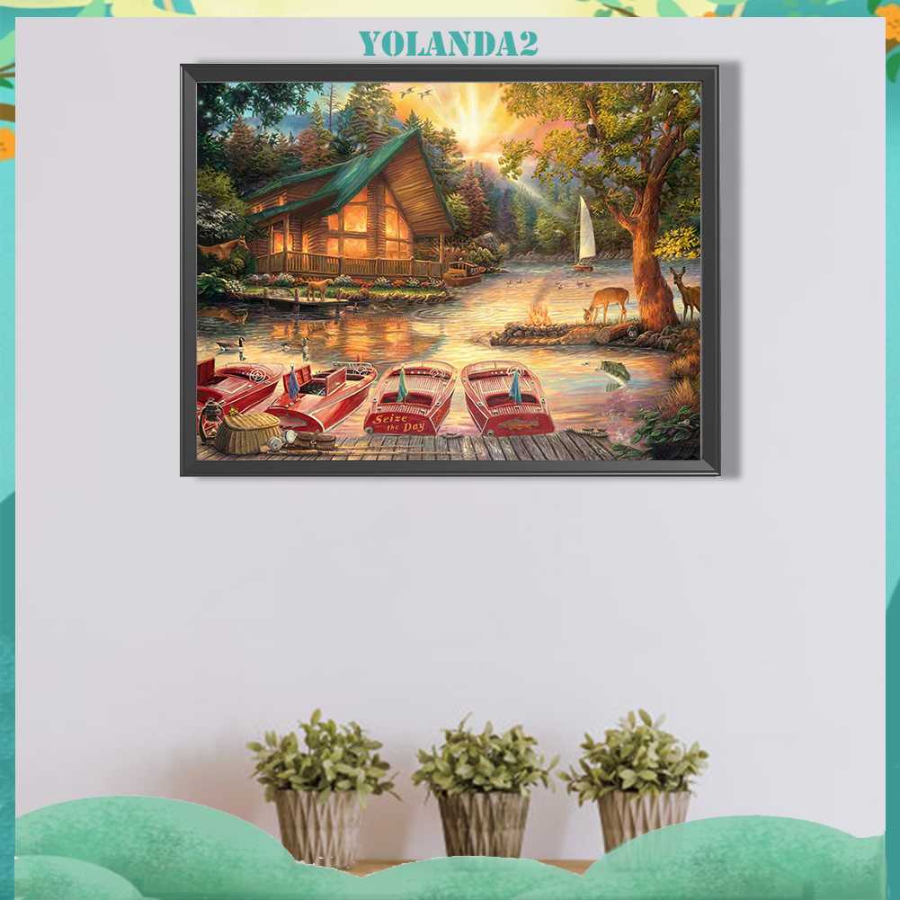 Tranh Đính Đá Kim Cương Toàn Bộ 5D DIY Hình Vẽ Người Đàn Ông Trang Trí Nhà Cửa