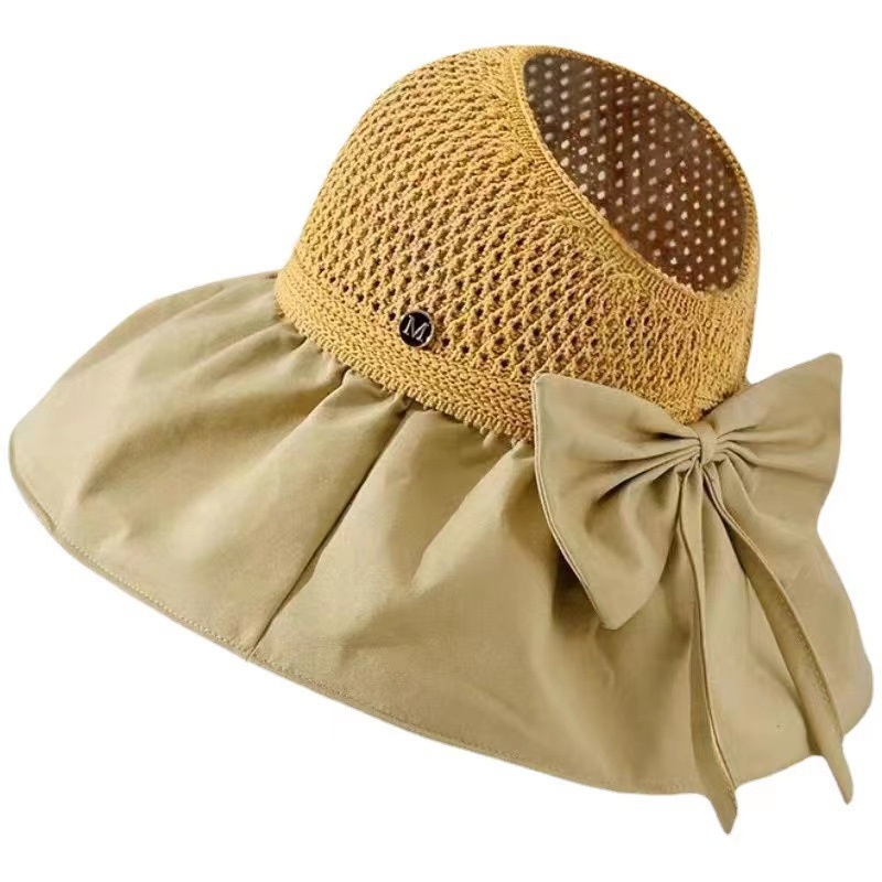 Nón Tai Bèo Rộng Vành Chống Tia uv Thiết Kế Rỗng Thời Trang Mùa Hè Mới Cho Nữ