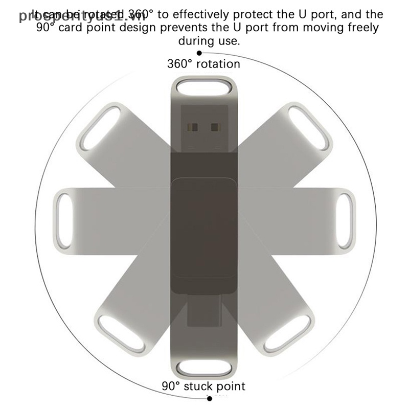Ổ Đĩa Flash Hai Cổng USB Type c USB2.0 Hiệu Suất Cao Cho Điện Thoại Di Động / Máy Tính