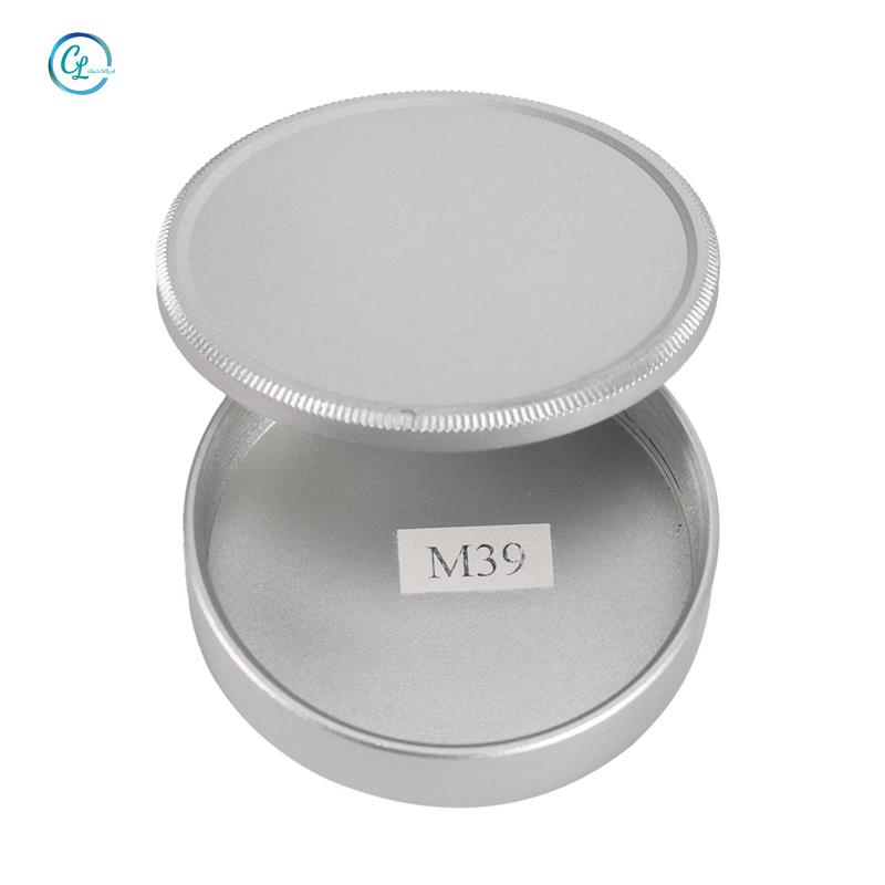 Bộ Nắp Ống Kính Và Nắp Đậy Bằng Kim Loại Màu Bạc Cho M39 Ltm Lsm Leica Mcm39S