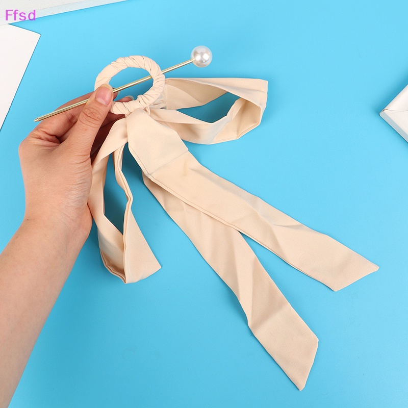 {Ffsd} Set Kẹp Tóc Nơ Lớn Bằng Voan Dành Cho Nữ * Bán Chạy