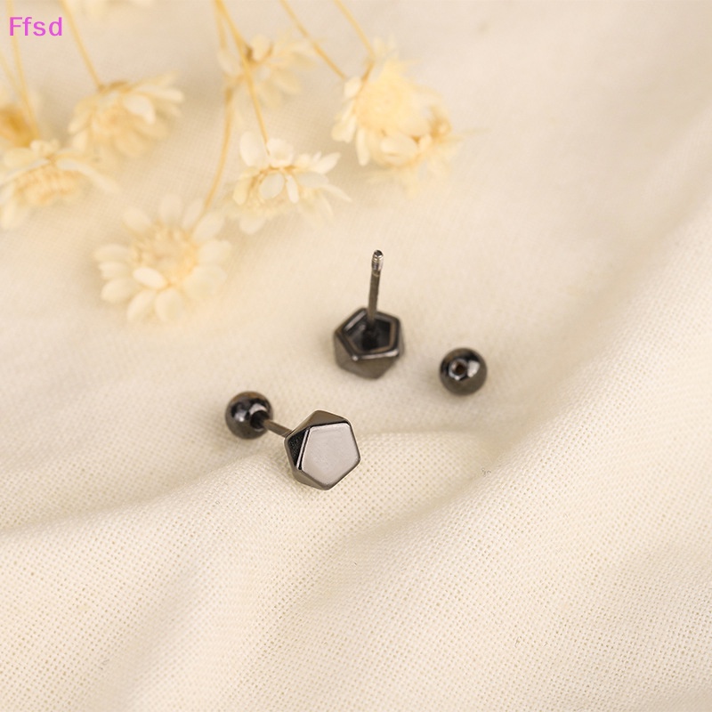 {Ffsd} 1 Đôi Khuyên Tai Dạng Xoắn Ốc Đơn Giản Cho Nữ