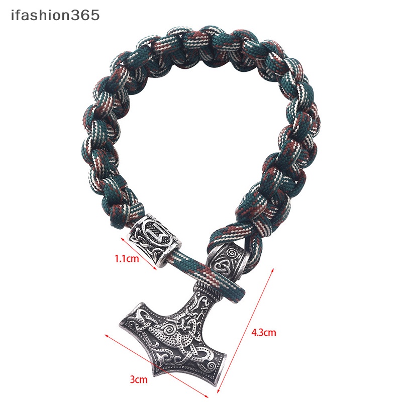 Vòng Tay Chuỗi Hạt Phong Cách Viking Thời Trang Cho Nam ifashion365