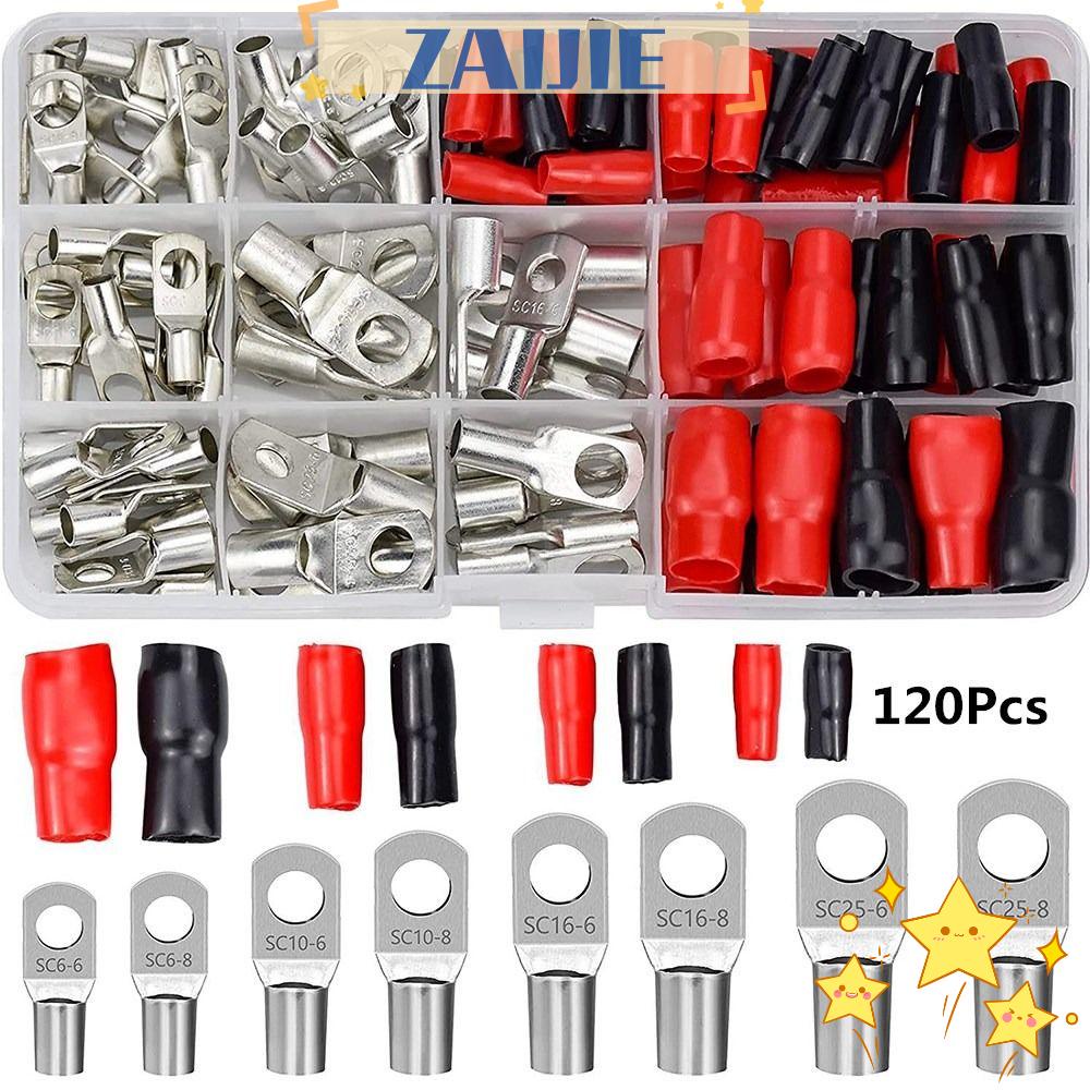 24 Vòng Nối Dây Điện Bằng Đồng 4 Loại 8 Kích Cỡ Tiện Dụng