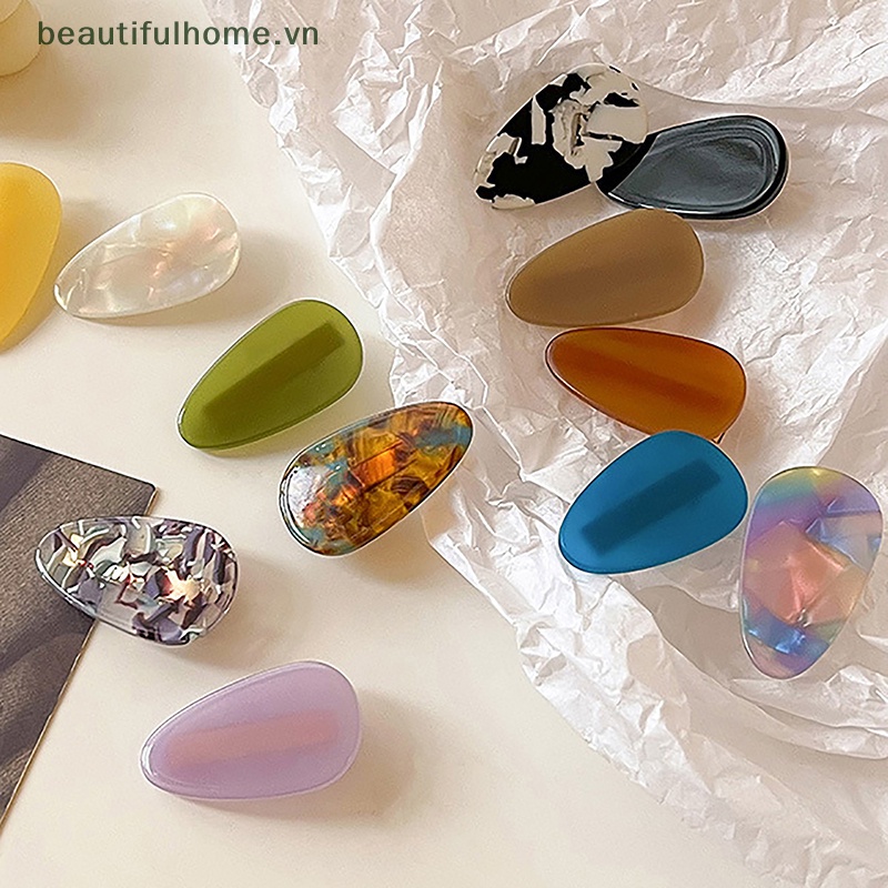 [beautifulhome] Set 2 Kẹp Tóc Mái Ngang Thời Trang Ngọt Ngào Cá Tính Đơn Giản [beauty]