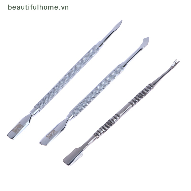 Dụng Cụ Loại Bỏ Da Chết Làm Móng Hai Đầu Bằng Thép Không Gỉ