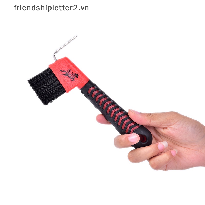 [Mới] Cọ Chải Lông Ngựa Dệt Bằng Shires Hoof Picker Equestrian Màu Sắc Ngẫu Nhiên