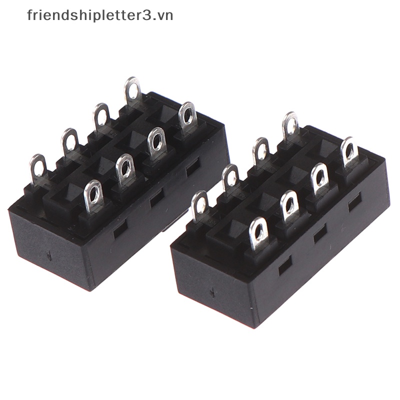 Set 2 Công Tắc Trượt Máy Sấy Tóc 3 Vị Trí 8 Pin LQ-103H 12A 250V