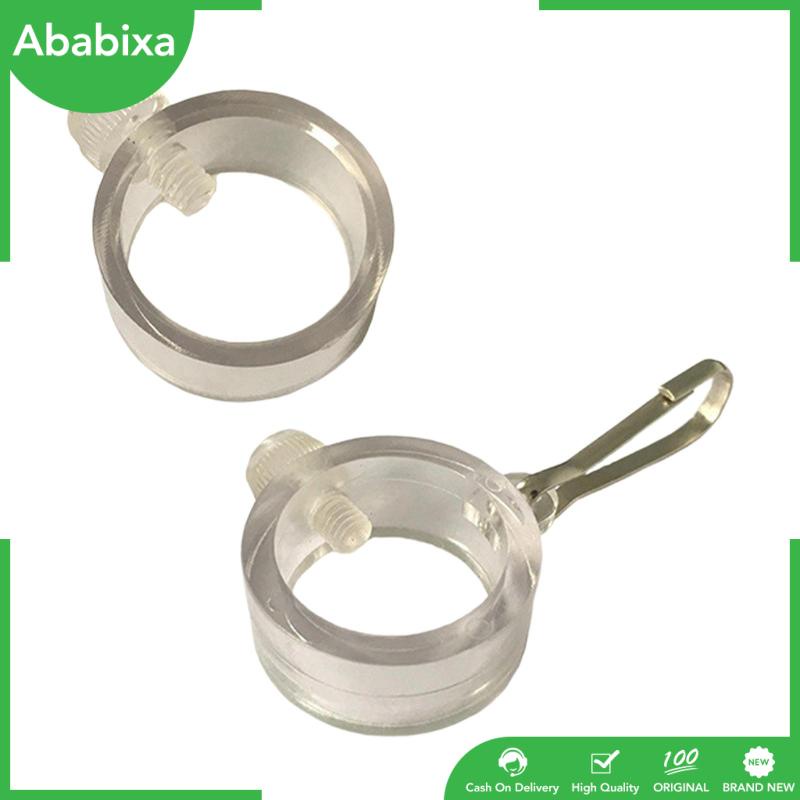 Set 2 Vòng Kẹp Cố Định Cột Cờ Bền Xoay 360 Độ Cho Cần Câu 1 "